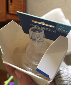 Pura Kiki XL Sipper Spouts with Silicone Sip Spouts, 6 Months+, Tinted Blue, 2-Counts 18 71D923TF3dL