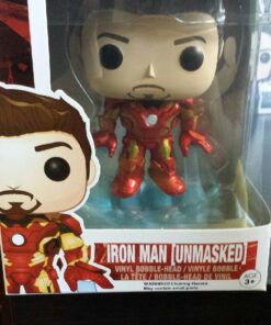 Funko POP Marvel: Avengers 2 Unmasked Iron Man Action Figure (Amazon Exclusive) 16 71D93MgE2EL