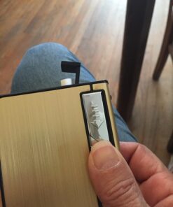 Sunway Lighting Automatic Ejection Rechargeable Cigarette Case Lighters with LED Flashlight,Windproof Electric Flameless USB Lighter Box Holder,Best Gift for Men 15 71D9k8PS8ZL