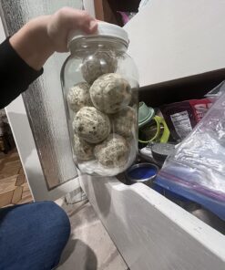 2 Pack ~ Wide Mouth 1 Gallon Clear Glass Jar - White Lid with Liner Seal for Fermenting Kombucha/Kefir, and Storing Food - USDA Approved, Dishwasher Safe 25 71D9uvo54CL