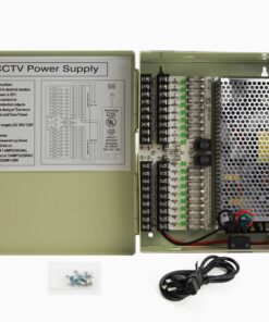 InstallerCCTV 18 Channel 29 Amp 12V DC CCTV Distributed Power Supply Box for Security Camera, DVRs. UL Listed 20 71DBYX96MyL