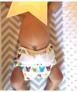 OsoCozy Prefolds Unbleached Cloth Baby Diapers, Size 1 (7-15 lbs), 6 Pack, Soft, Absorbent and Durable 100% Natural Cotton 33 71DBZxYG7bL