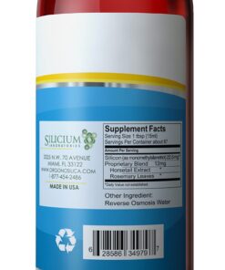 Orgono Siliplant | Vegan Collagen Booster | Supports Healthy Collagen and Elastin Production for Joint & Bone Support, Glowing Skin, Strong Hair & Nails. 33.85 Fl Oz (Pack of 1) 17 71DCIEXWhPS 1