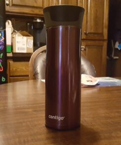Contigo West Loop Stainless Steel Vacuum-Insulated Travel Mug with Spill-Proof Lid, Keeps Drinks Hot up to 5 Hours and Cold up to 12 Hours, 20oz Violet 34 71DCaLFZkmL