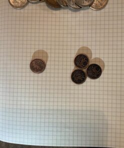 The Dragon's Hoard: 60 Real Metal Fantasy Coins with Leather Pouch | Board Game Accessory for Tabletop RPG Role-Play Strategy Games | Bronze, Silver, and Gold Colored Coins 26 71DChC KliL