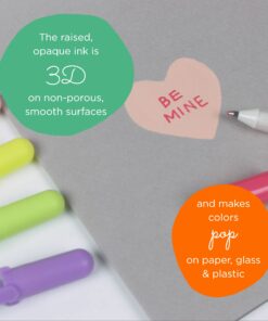 SAKURA 3D Soufflé Pen - 3-D Pen for Lettering, Drawing, Line Borders, Ornaments, & More - Opaque White and Pastel Ink Colors - 10 Pack Souffle 10 Count (Pack of 1) 31 71DCi1dVOYL