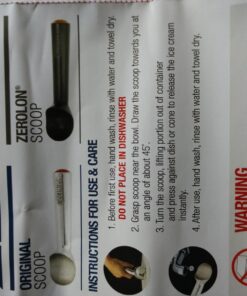 Zeroll, Size 20, in Silver 1020 Original Ice Cream Unique Liquid Filled Heat Conductive Handle Simple One Piece Aluminum Design Easy Release 40 Scoops per, 2-Ounce 35 71DDYOKEtxL