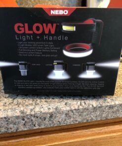 NEBO Stainless Steel 6668 GLOW - Light + Handle for your 30oz tumbler - YETI Rambler, Ozark Trail and more,Black, 1 Count (Pack of 1) Nebo Glow Tumbler Handle 48 71DFusxPglL