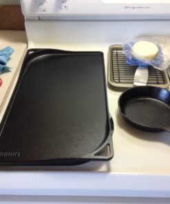 Crisbee Puck® Cast Iron and Carbon Steel Seasoning - Family Made in USA - The Cast Iron Seasoning Oil & Conditioner Preferred by Experts - Maintain a Cleaner Non-Stick Skillet 37 71DHHDdTf0L