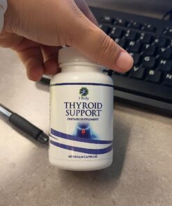 1 Body Thyroid Support Supplement with Iodine - Energy & Focus Support Formula - Vegetarian & Non-GMO - Vitamin B12 Complex, Zinc, Selenium, Ashwagandha, Copper & More 30 Day Supply 60 Count (Pack of 1) 29 71DHxfU7rKL