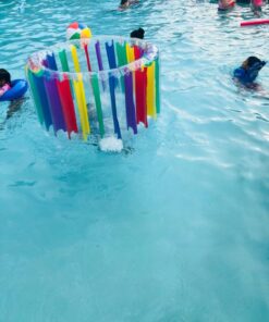 Greenco Giant Inflatable Pool Float, Inflatable Pool Floats, Inflatable Raft for Summer, Giant Pool Lounger, Pool Accessories, Lake Floats & Pool Toys, Summer Fun for Pool, Lake, Beach Party Wheel 31 71DI7s2m5kL