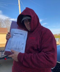 MSC 3 Bow 4 Bow Bimini Top Boat Cover with Rear Support Pole and Storage Boot 4 Bow 8'L x 54"H x 91"-96"W Burgundy 26 71DIDXgwAxL