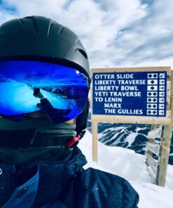 ZIONOR X4 Ski Goggles Magnetic Lens - Snowboard Snow Goggles for Men Women Adult A0 Vlt 13.67% Blue Lens Blue Frame 85 71DIgy2hkvL