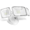 Amico LED Flood Lights Outdoor 3500LM Security Light, 30W Bright Outdoor Flood Light, 5000K Daylight White, IP65 Waterproof 3 Adjustable Heads for Garage, Backyard, Patio, Garden, Porch&Stair(White) 1 Pack 12 71DIiYa1w0L