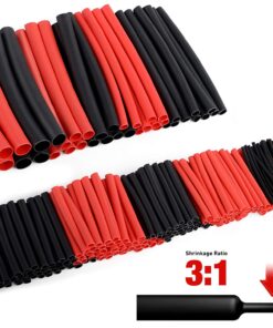 Nilight Heat Shrink 2:1 Electric Insulation Tube Kit 45mm Flame Retardant Wrap Cable Sleeve 270pcs 5 Colors 12 Sizes with Storage Box,2 Years Warranty 270Pcs 3:1 Heat Shrink Tubing 25 71DIlrDDZfL