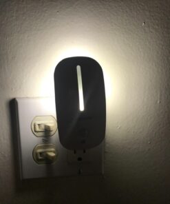 Sensky Motion Sensor Night Light Eye Friendly Front Low Light and Bright Back Light Design Night Lights for Bathroom Hallway (Warm White) 1 pack with PIR motion sensor 19 71DIvDTRgUL