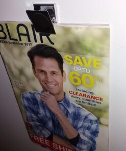 Ogrmar Metal Clip 1.2"-12 Pack Refrigerator Whiteboard Wall Magnetic Memo Note Clip Metal Clip (1.2") 1.2" 23 71DJOJvgnaL