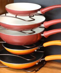 Alternative view of Deco Brothers Pan Organizer Rack for Kitchen Cabinet and Counter, Bronze