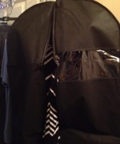 Garment Bags with Shoe Bag - Breathable Garment Bag Covers Set of 5 for Suit Carriers, Dresses, Linens, Storage or Travel - Suit Bag with Clear Window 44 71DKiRTRXXL