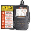 (Upgraded AD310) ANCEL AD530 OBD2 Scanner Diagnostic Tool with Battery Test Car Engine Light Code Reader Scan Tool, All OBD2 Function Enhanced Code Definition and Upgraded Graphing Battery Status Orange