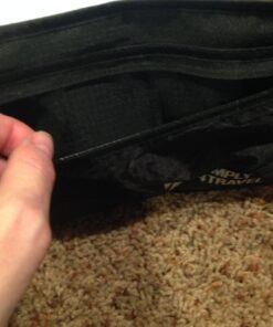 Simply4Travel Travel Money Belt with RFID Blocking, Premium Slim Fanny Pack and Waist Stash for Everyday Use! Black 93 71DLIVXUOEL