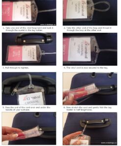 Cruisetags, NARROW Cruise Ship Luggage Tags (8 Pack) 13 71DLYbIGNIL