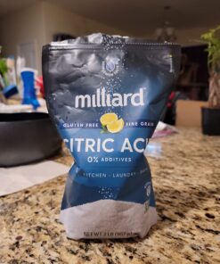 Milliard Citric Acid - 100% Pure Food Grade Non-GMO Project Verified (2 Pound) 2 Pound 31 71DLcc0BBCL
