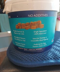 Stewart Freeze Dried Dog Treats, Beef Liver, Salmon, Chicken Liver & Chicken Breast, 3 oz, 4 oz, 12 oz, 14 oz, 21 oz, Resealable Tub, Grain Free & Gluten Free, Single Ingredient, Dog Training Treats 1.31 Pound (Pack of 1) 46 71DLup5zfwL