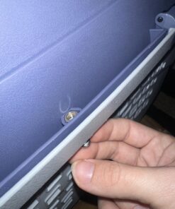 Amazon Basics - 2-Door Top-Load Hard-Sided Dogs, Cats Pet Travel Carrier, Gray & Blue, 22.8"L x 15.0"W x 13.0"H Two-Door Top-Load 71 71DM1Ta3FjL 1