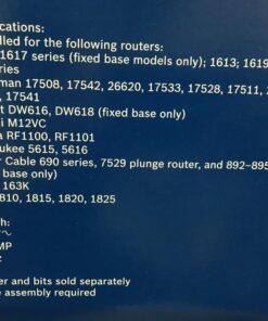 BOSCH RA1181 Benchtop Router Table 27 in. x 18 in. Aluminum Top with 2-1/2 in. Vacuum Hose Port 68 71DMFHtmOQL