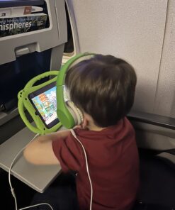 LilGadgets Connect+ Kids Headphones Wired with Microphone, Volume Limiting for Safe Listening, Adjustable Headband, Cushioned Earpads for Comfort, School Headphones for Kids, Green 30 71DMa4brwWL