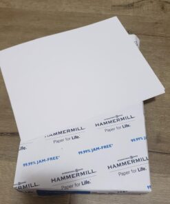 Hammermill Printer Paper, 20 Lb Copy Paper, 8.5 x 11 - 8 Ream (4,000 Sheets) - 92 Bright, Made in the USA 8 Ream | 4000 Sheets Letter (8.5x11) 67 71DNEnRrR1L