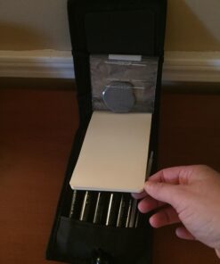 MyArtscape Travel Paint Brush Set, 7 Ultra Short-Handle Brushes with Case Holder - for Watercolor, Gouache and Acrylic - Synthetic Hair - Ideal for Plein Air Painting - Art Supplies 47 71DNhezJhuL