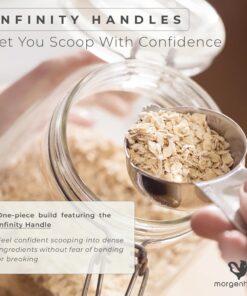 Stainless Steel Measuring Cups & Spoons Set - Heavy Duty, Stackable 13-Piece Set - Dry Foods, Liquids, Dishwasher-safe - Professional Metal Kitchen Utensils By Morgenhaan 13-Piece Baker's Bliss Kit 36 71DO19vvyOL 1