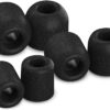 Comply T-500 Memory Foam Replacement Earbud Tips For KZ ZS10, ZSN, AS10, ZSX, STARFIELD, FH7, FIIO, MOONDROP And More Earphones (Assorted), Black, Small/Medium/Large, 3 Pairs 500 12 71DP7O952kL