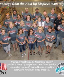 Hold Up Displays - Gun Rack and Rifle Storage Holds 6 Winchester Remington Ruger Firearms and More - Heavy Duty Steel - Made in The USA 1 Pack 23 71DP9RI2pgL