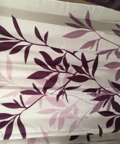 InterDesign Shower Curtain, Leaves, Purple 30 71DPo94x TL