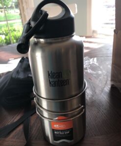 GSI Outdoors Glacier Stainless Steel Bottle Cup I Lightweight Cup or Pot for Travel, Camping and Backpacking - 24 oz Large (Pack of 1) 38 71DQNHT1E L