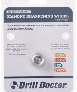 Drill Doctor DA31320GF 180 Grit Diamond Replacement Wheel for 350X, XP, 500X and 750X 9 71DRDbU6yFL