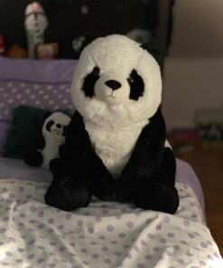 Mother and Baby Panda Plush Set | Super Soft Panda Stuffed Animal | Cute Plushies for Kids' Bedroom | 18-in Stuffed Animals for Girls & Boys | Panda Bear Stuffed Animal Toys by Exceptional Home 32 71DRdEfAL