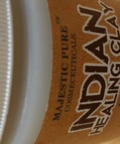 MAJESTIC PURE Bentonite Clay - Indian Healing Clay - Deep Pore Cleansing Mask - Clay Mask for Face, Hair, Acne, Detoxify and Skin Care - Sodium Bentonite Powder - Facial Mask for Men & Women - 20 oz 48 71DSUdj9w4L