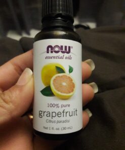 NOW Essential Oils, Grapefruit Oil, Sweet Citrus Aromatherapy Scent, Cold Pressed, 100% Pure, Vegan, Child Resistant Cap, 1-Ounce 1 Fl Oz (Pack of 1) 44 71DTRkT7QlL