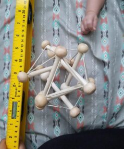 Manhattan Toy Skwish Natural Rattle and Teether Grasping Activity Toy 34 71DTizb39PL