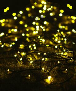 VMANOO Solar Christmas Lights 72 Feet 22 Meter 200 LED 8 Modes Fairy String Lights for Outdoor, Gardens, Homes, Wedding,Party,Lawn,Tree,Gift,Waterproof(Warm White) 1 PACK Warm White 27 71DU31uCipL