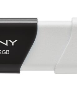PNY Compact Attaché 32GB USB 2.0 Flash Drive - Black/White - P-FD32GCOM-GE WHITE/BLACK 7 71DU9kn lcL
