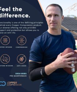 Alternative view of Copper Compression Plantar Fasciitis Night Splint - Drop Foot Orthopedic Brace and Dorsal Planter Fasciitis for Right or Left Foot. Night Splints Support Sleep, Recovery, Tendonitis, Arthritis