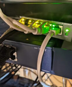 TP-Link TL-SG1005P, 5 Port Gigabit PoE Switch, 4 PoE+ Ports @65W, Desktop, Plug & Play, Sturdy Metal w/ Shielded Ports, Fanless, QoS & IGMP Snooping,black 5 Port w/ 4-Port PoE+ 30 71DV15txHxL