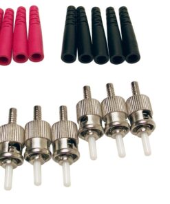 Shaxon FCST-MM-10-B, ST Fiber Optic Connectors, Multimode, 10 Pack