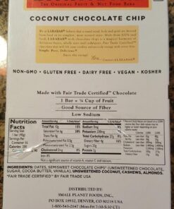 LÄRABAR Coconut Cream Pie, Gluten Free Vegan Fruit & Nut Bar, 16 Ct 16 Count (Pack of 1) 31 71DWG213hjL