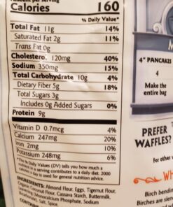 Keto Pancake & Waffle Mix by Birch Benders, High Protein, Gluten-free, Made with Almond, Just Add Water, 10 oz (Pack of 3) 10 Ounce (Pack of 3) 49 71DWP7Ae jL